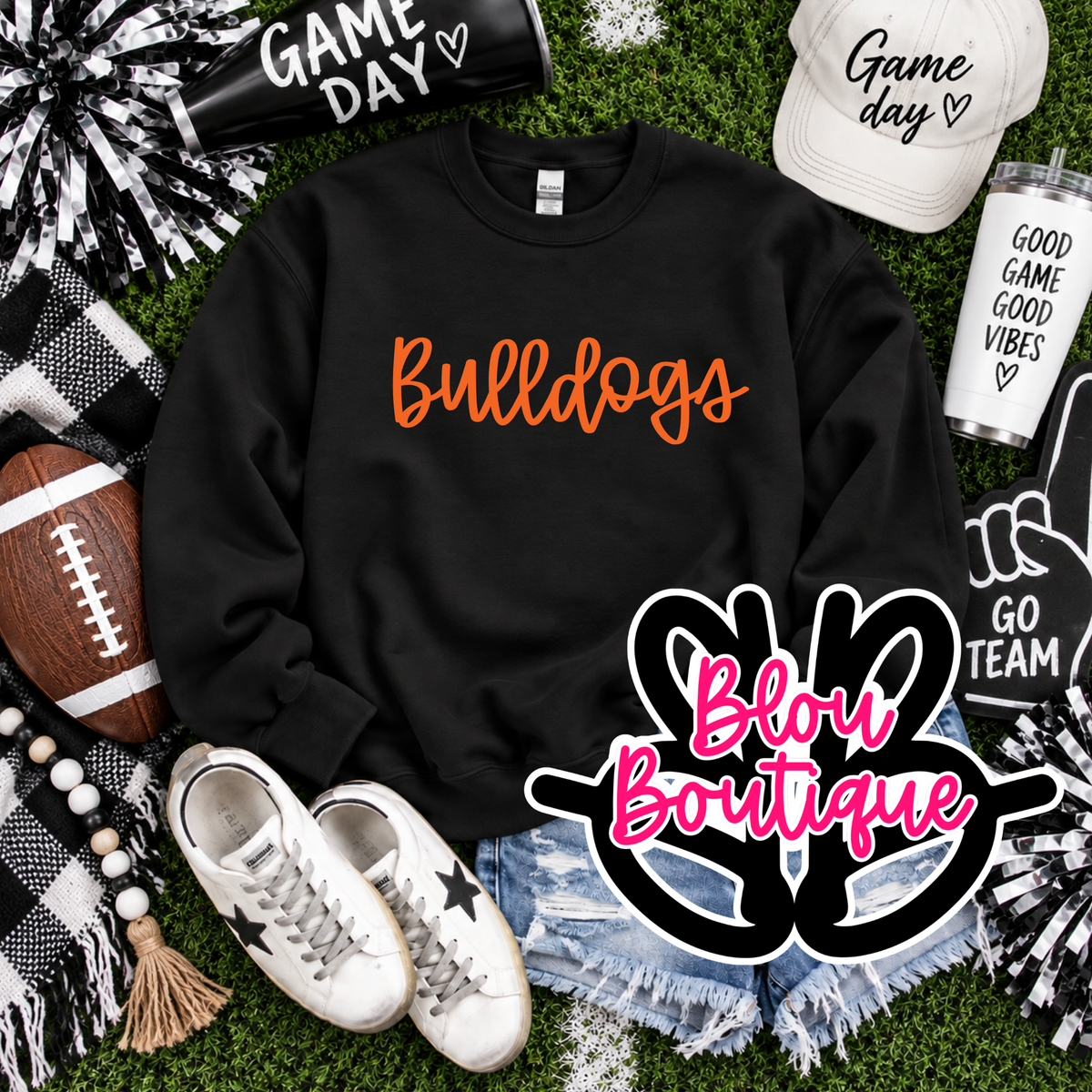 26 KJ Sweatshirt Bulldogs HC