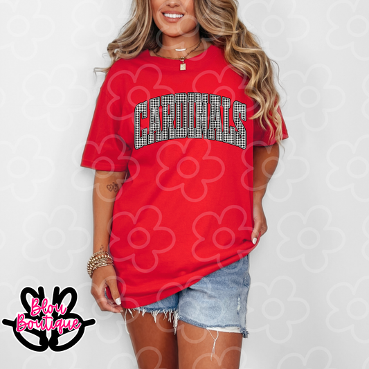 26 Gingham  Cardinals
