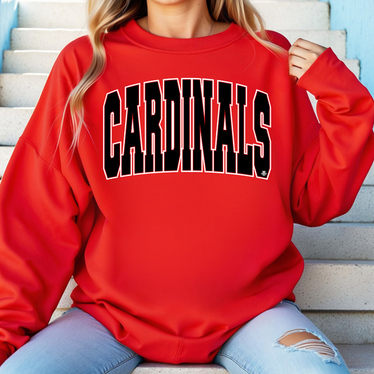 Mascot Sweatshirt- Cardinals
