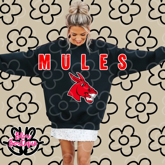 26-Mules Sleeve Print