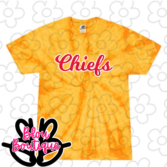 26-Tie Dye Mascot Chiefs