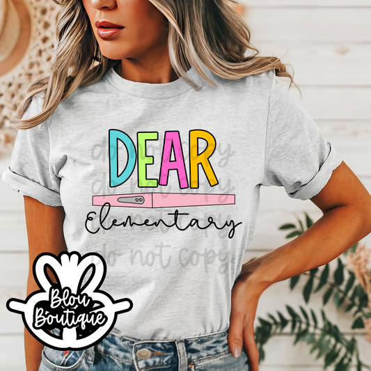 School Tee-Papermate Flair