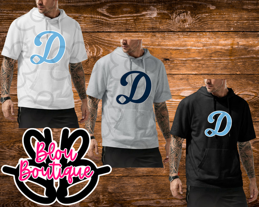 26- Short Sleeve Hoodie Diamonds