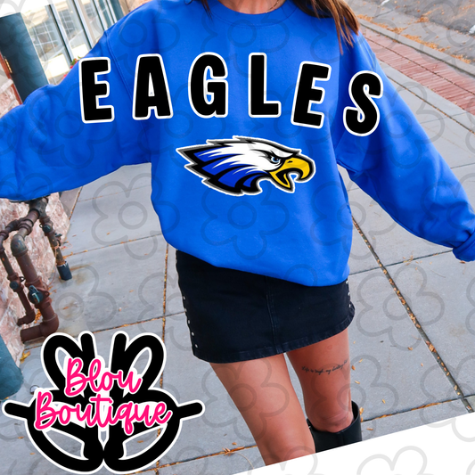 26- Eagles Sleeve Print