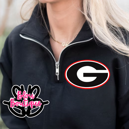 2025 Quarter Zip Black Galatin