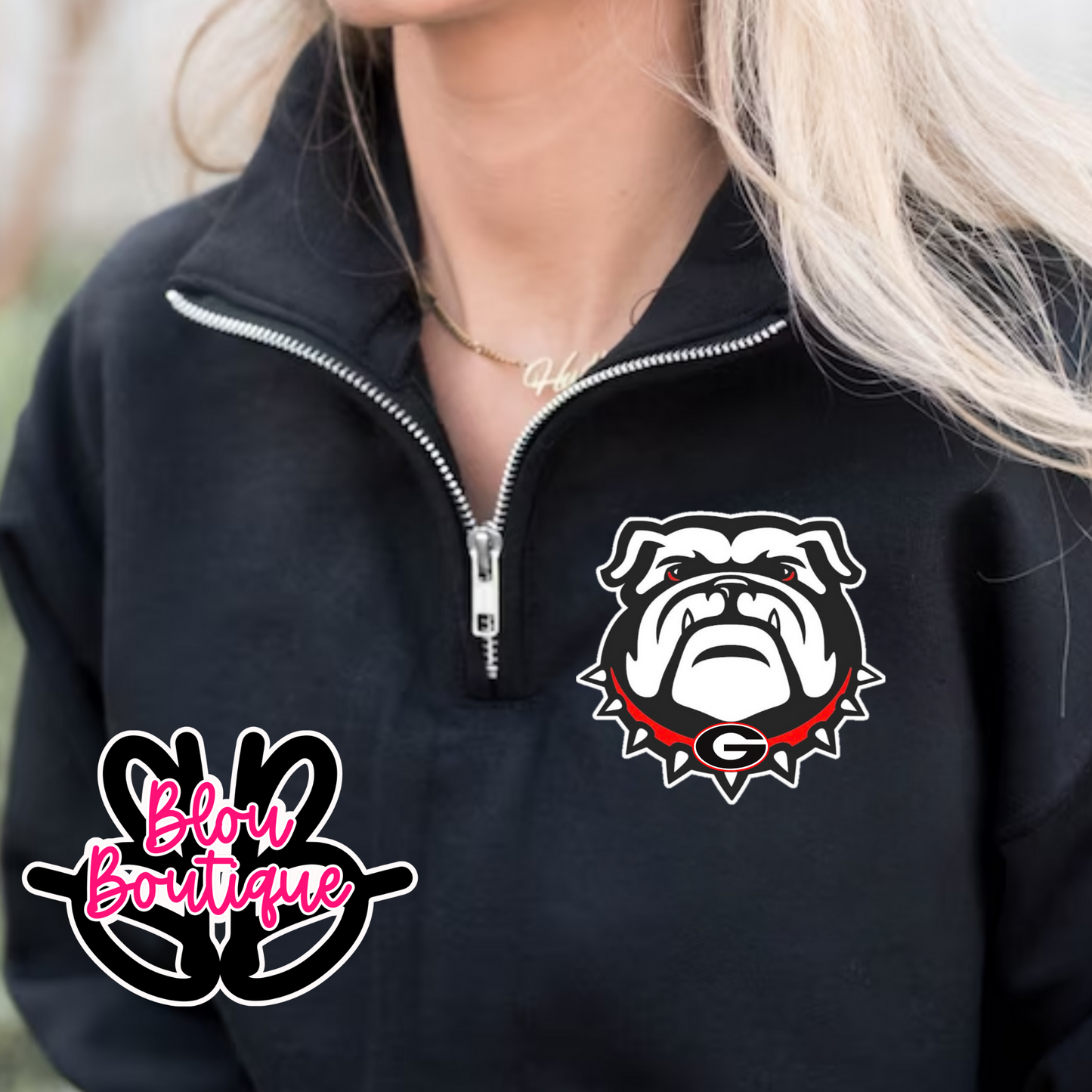 2025 Quarter Zip Black Galatin