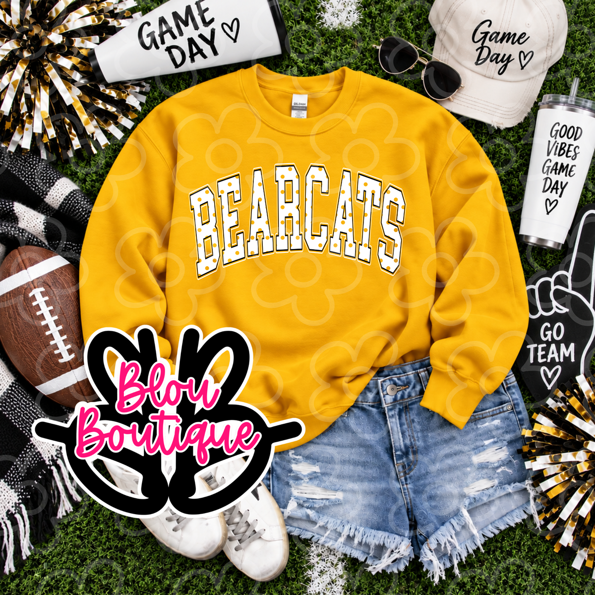 26 Varsity Polka Dot Bearcats
