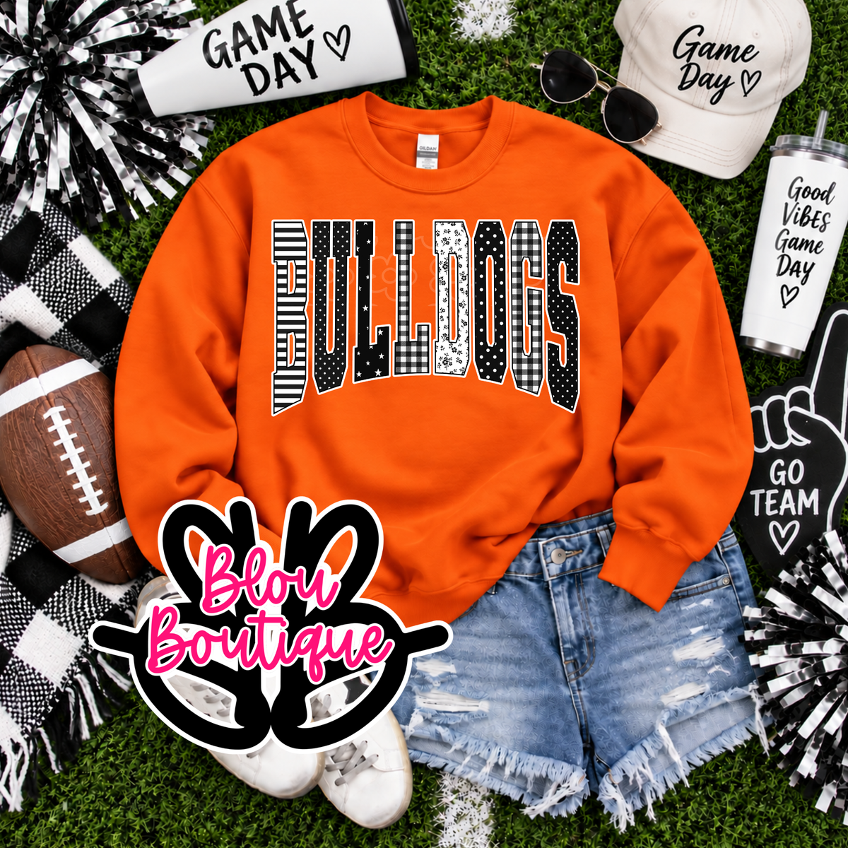 26 Mixed Elements Bulldogs Orange