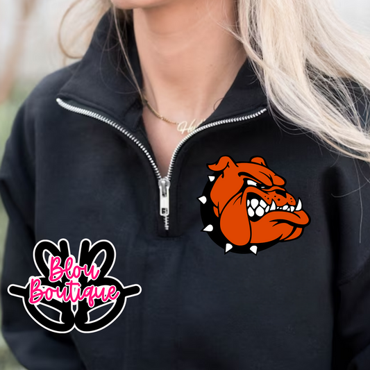 2025 Quarter Zip Black Hardin Central