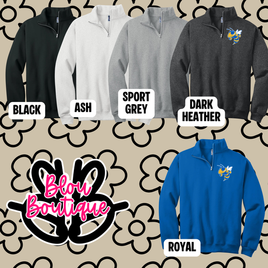 26-Mascot Quarter Zip Hamilton Hornets