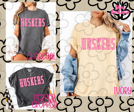 Pink- Huskers