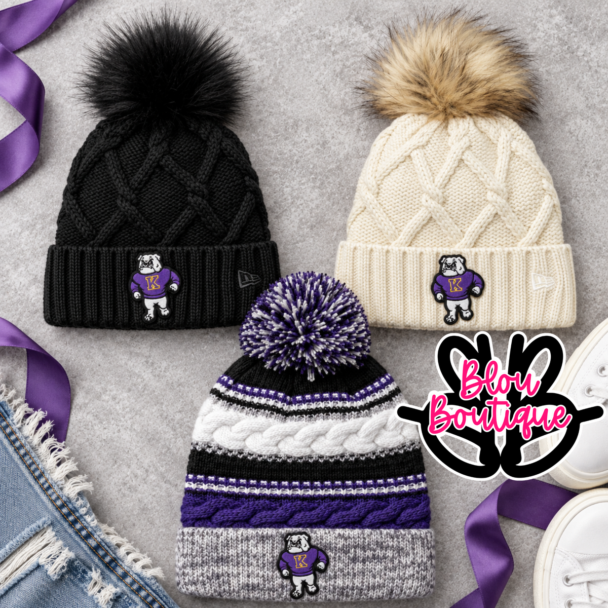 26 Embroidered Beanies Kearney
