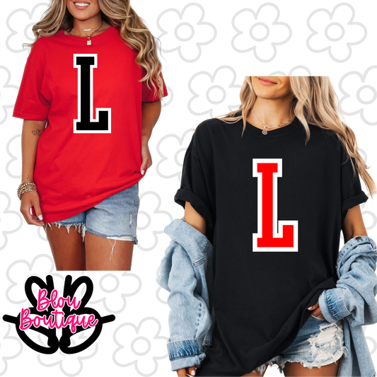 26 Large Varsity Letter Tees L