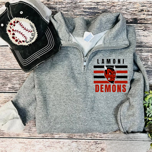 2025 Quarter Zip Lamoni Demons