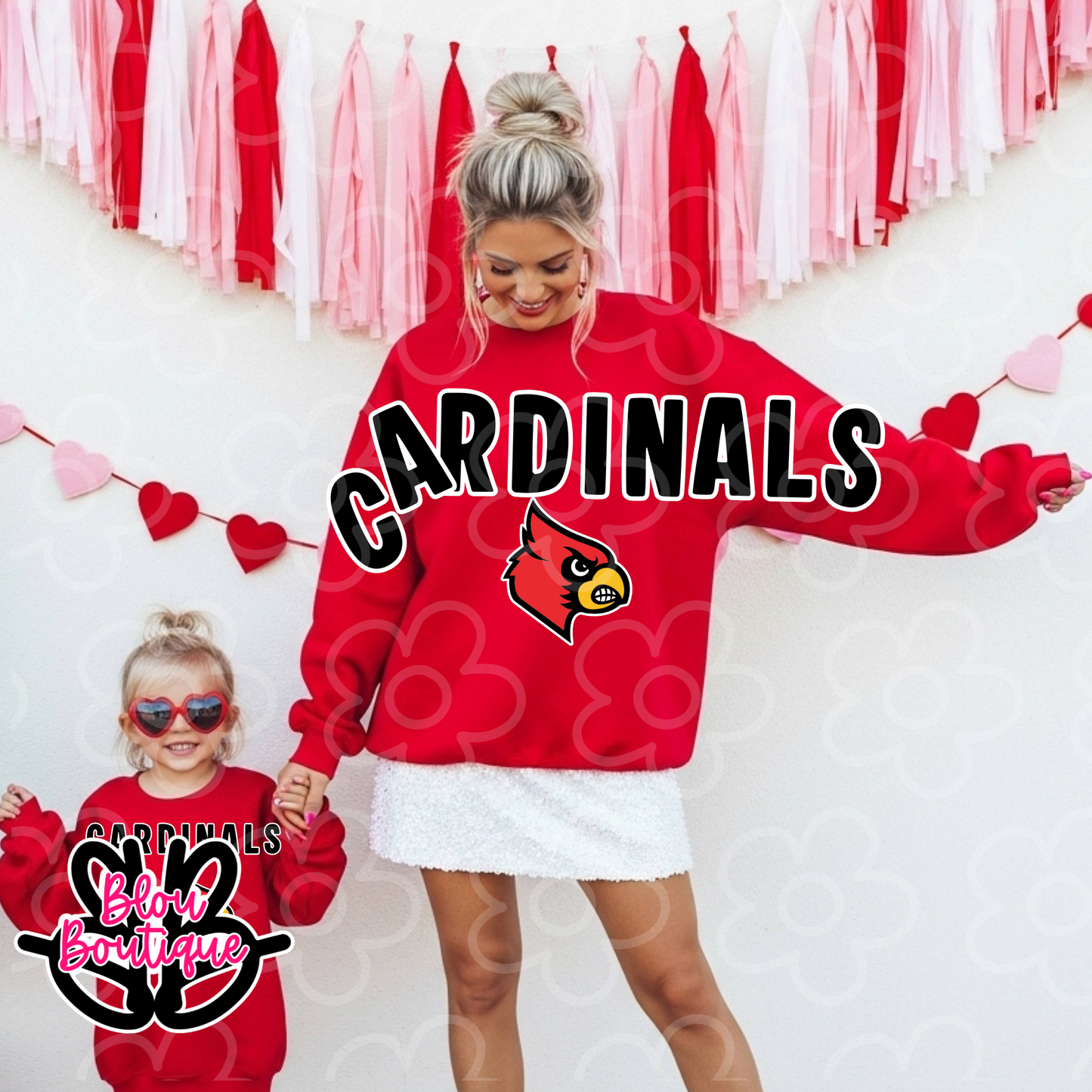 26- Cardinals Sleeve Print