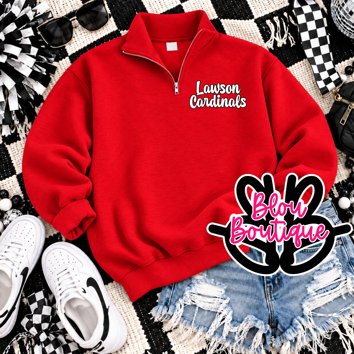 26 Marche Quarter Zip Lawson Cardinals