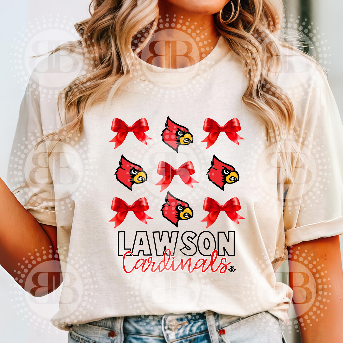Bows and Cardinal Heads