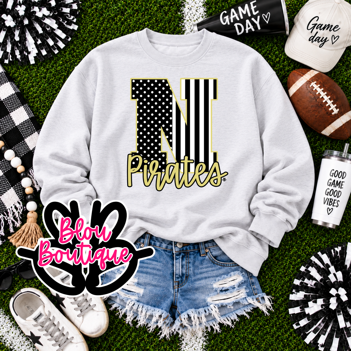 26 Dots & Stripes Sublimation Norborne Pirates