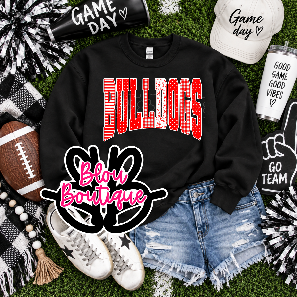 26 Mixed Elements Bulldogs Red