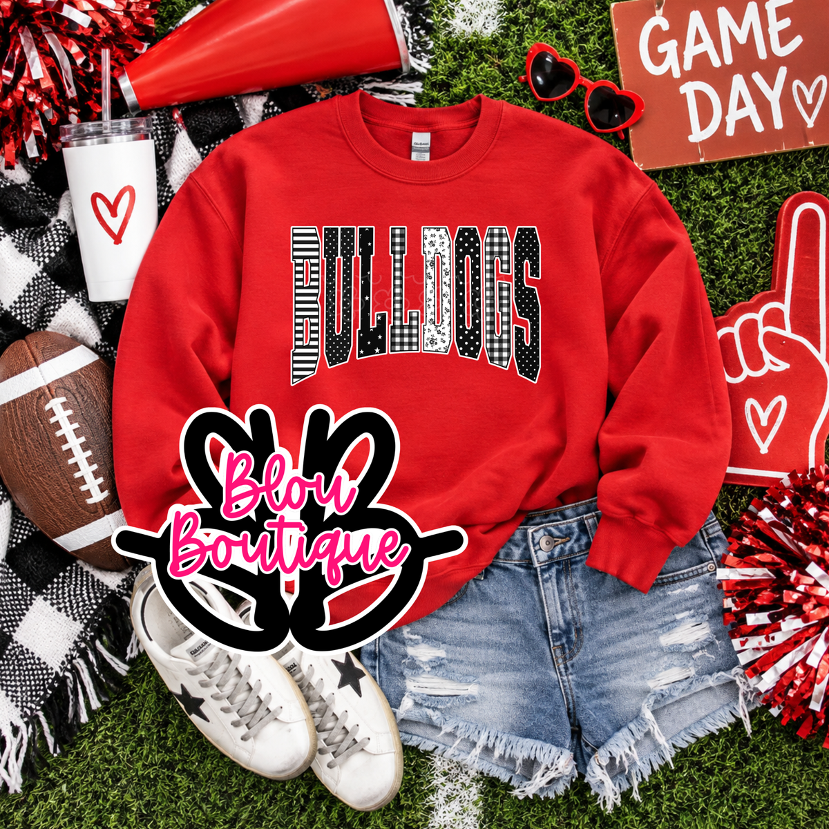 26 Mixed Elements Bulldogs Red