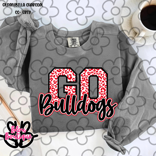 Go Bulldogs Red