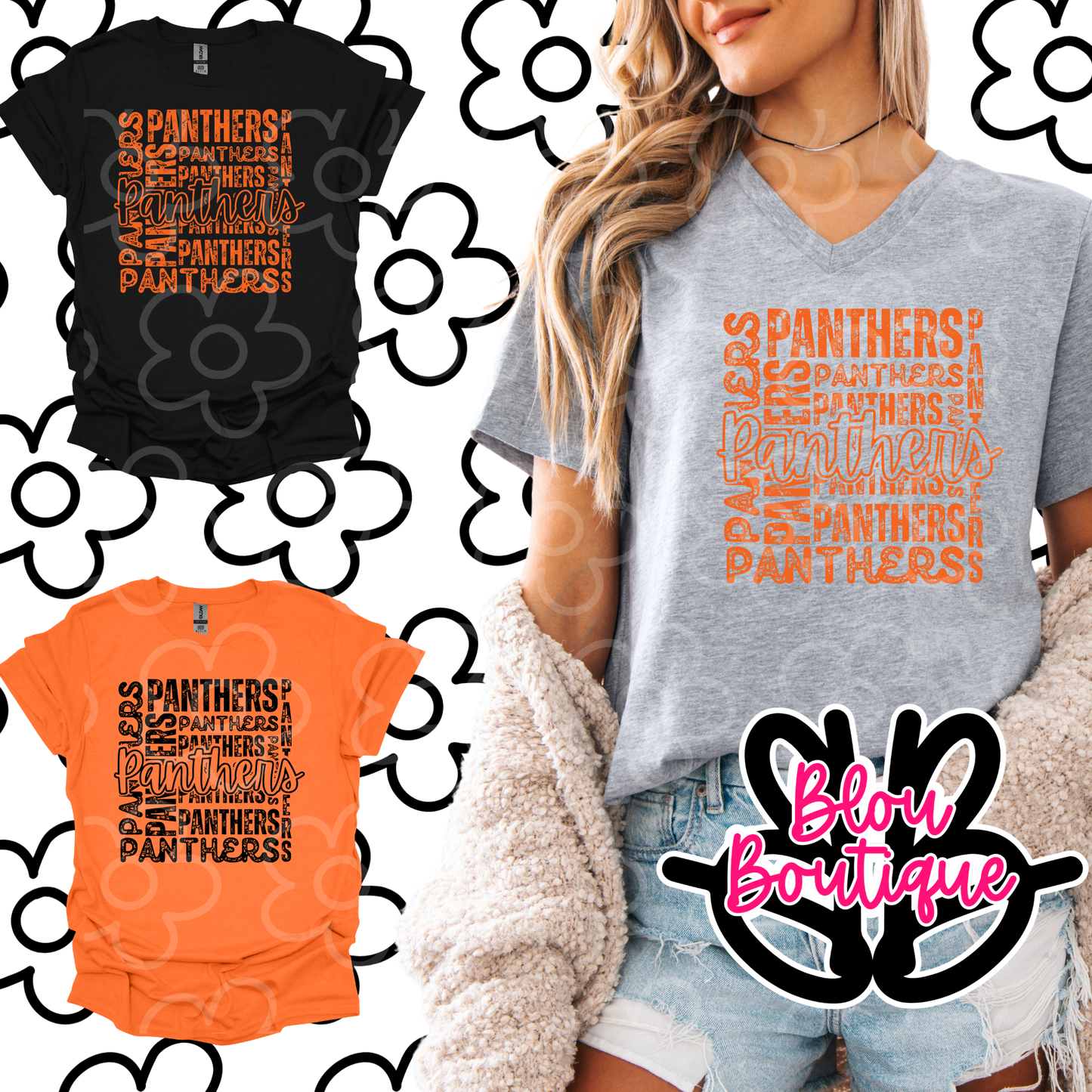 26-Mascot Salad Panthers Orange