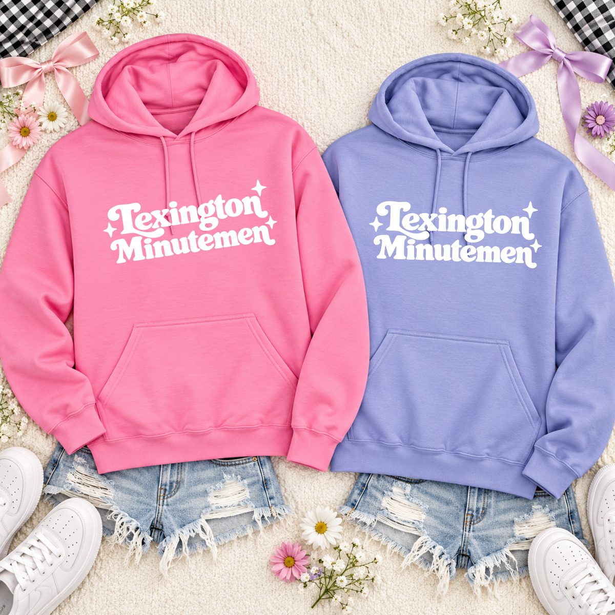 26  Starburst Hoodies Lexington Minutemen