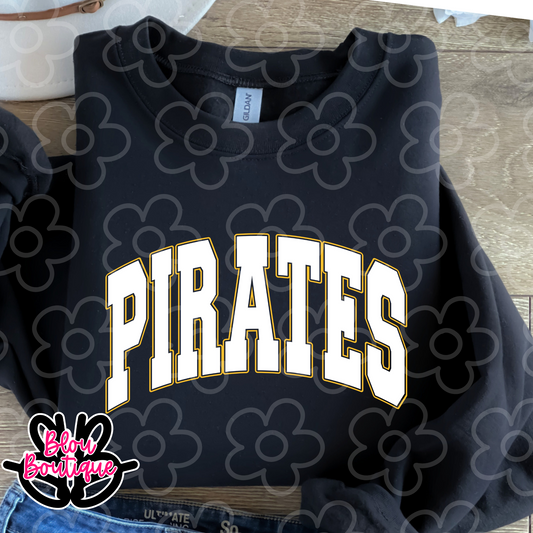 Pirates Gold on Black
