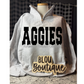 Quarter Zip Puff Aggies- Norborne Hardin Central
