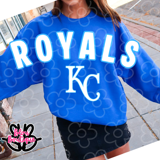 26- Royals Sleeve Print