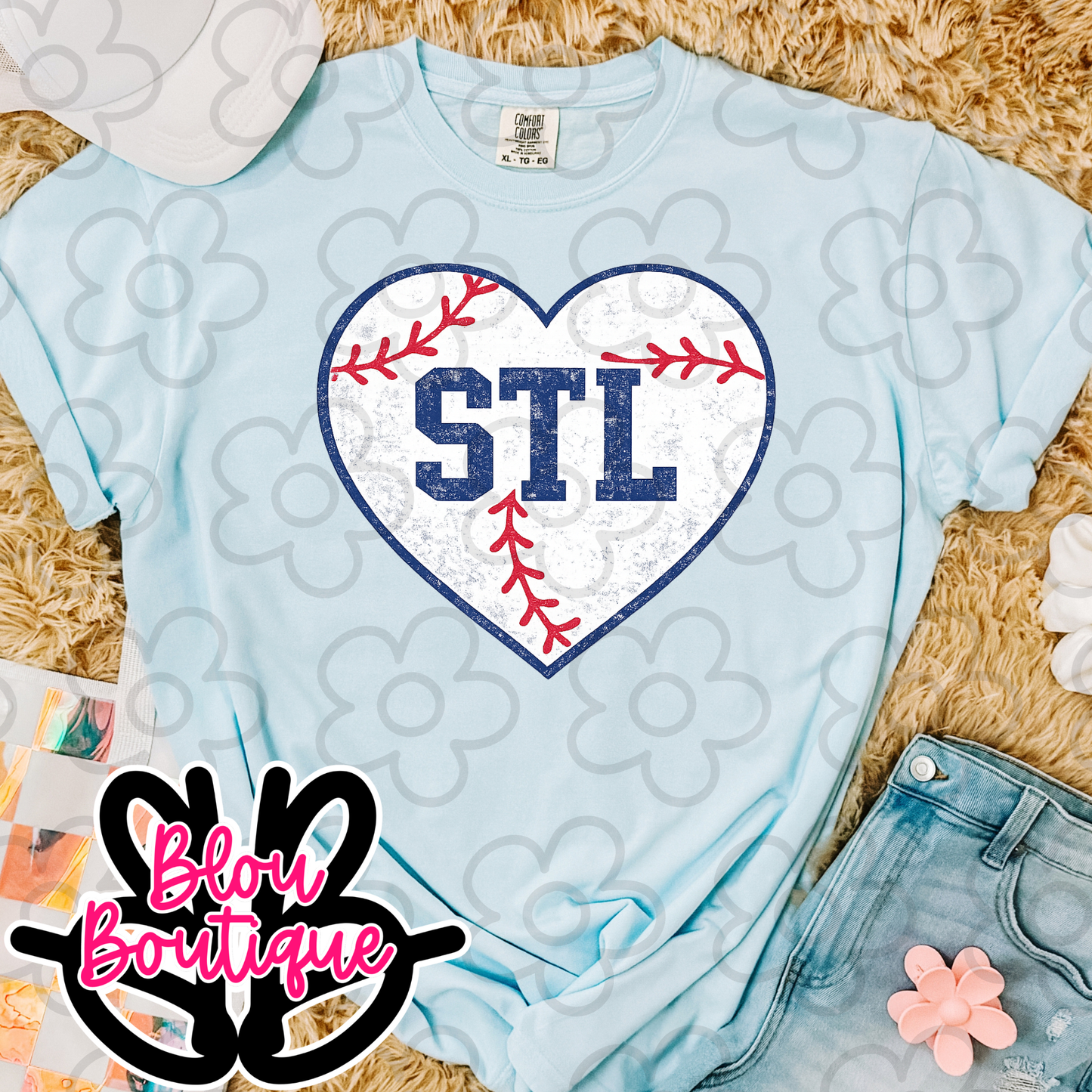 26 STL Baseball Heart