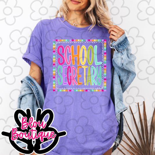26 School Secretary