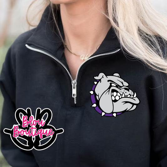 2025 Quarter Zip Bulldog Kearney/South Harrison