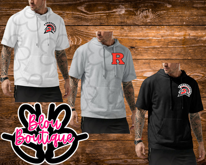 26- Short Sleeve Hoodie Spartans
