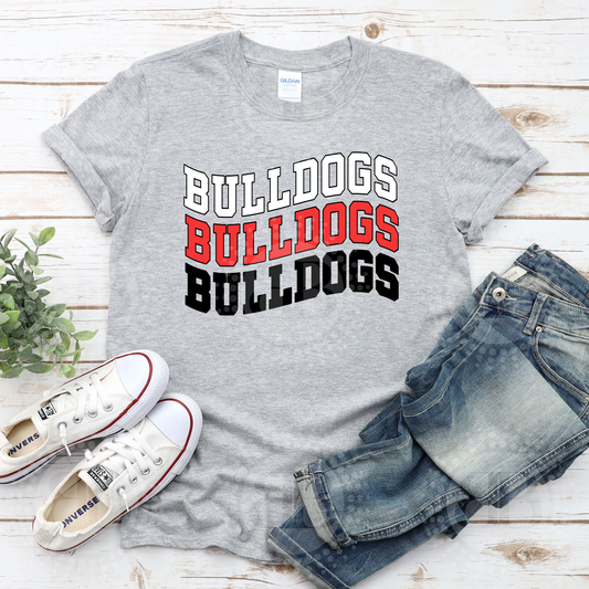 Bulldogs Wave Red