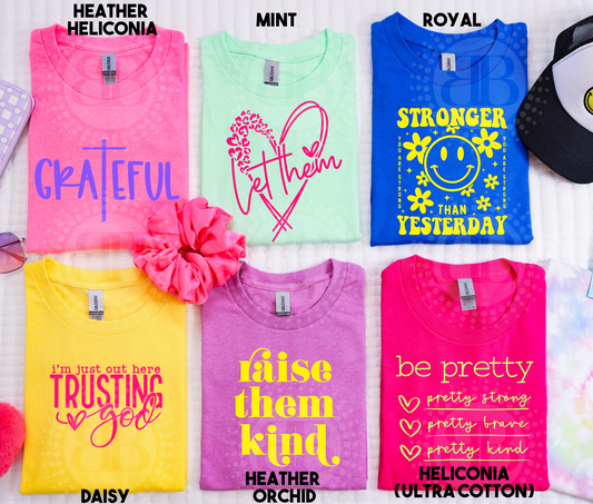 Summer Affirmation Tees and Tanks