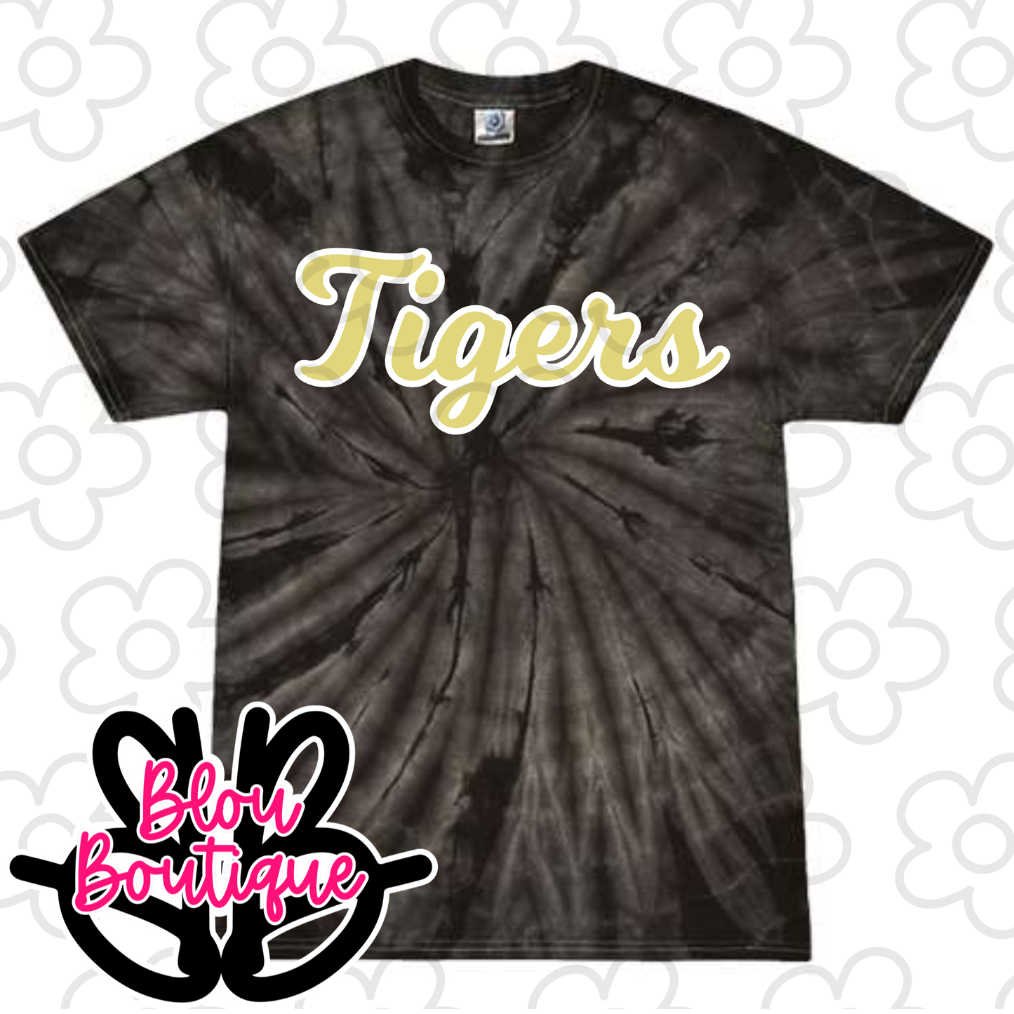 26-Tie Dye Mascot Tigers