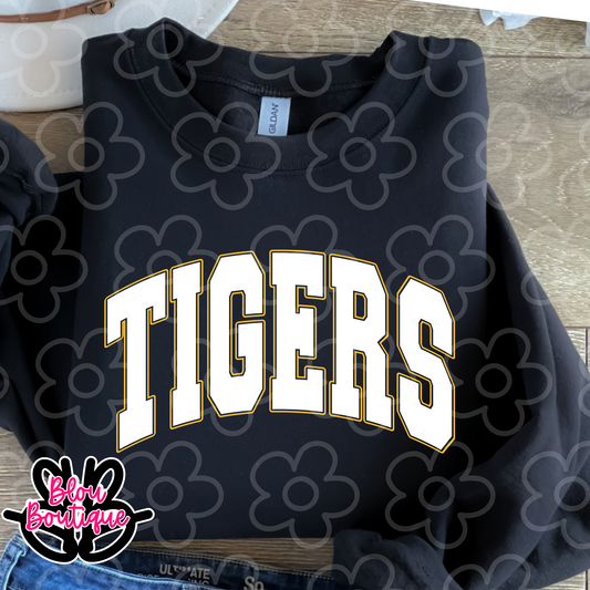 Tigers Gold on Black