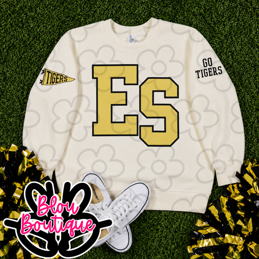 26-Varsity Front with Sleeves Excelsior Springs