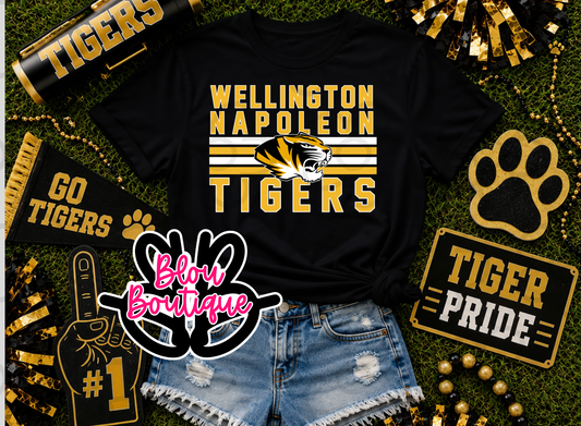 26 - 4 Lines Boo WN TIGERS
