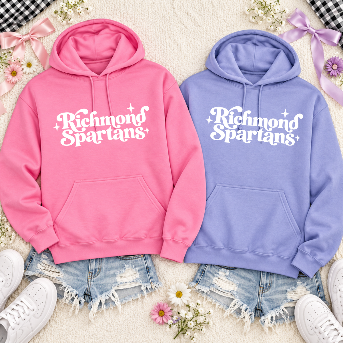 26 Richmond Spartans Starburst Hoodies