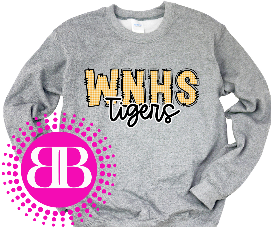 WNHS Tigers Gingham