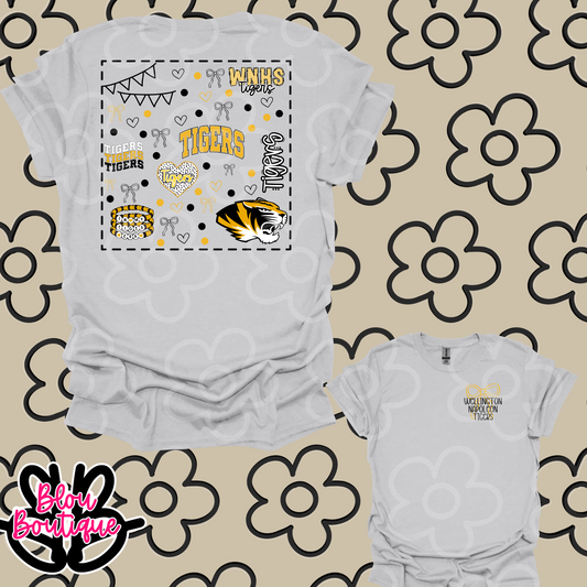 WN Tigers Bows/Collage