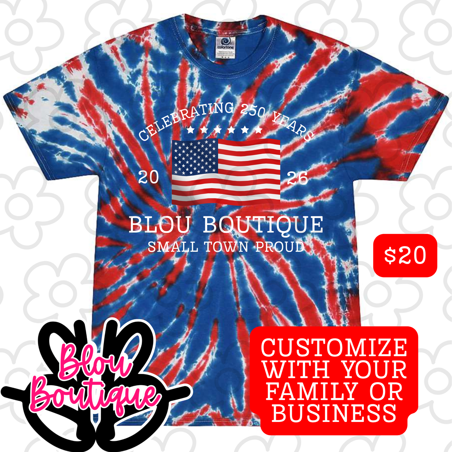 26 250 Years Tie Dye