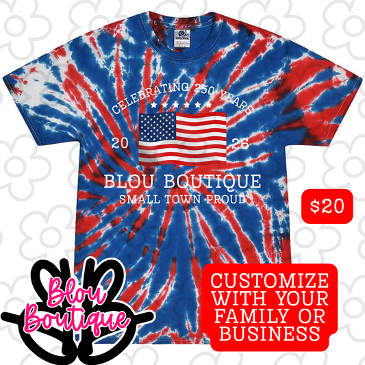 26 250 Years Tie Dye