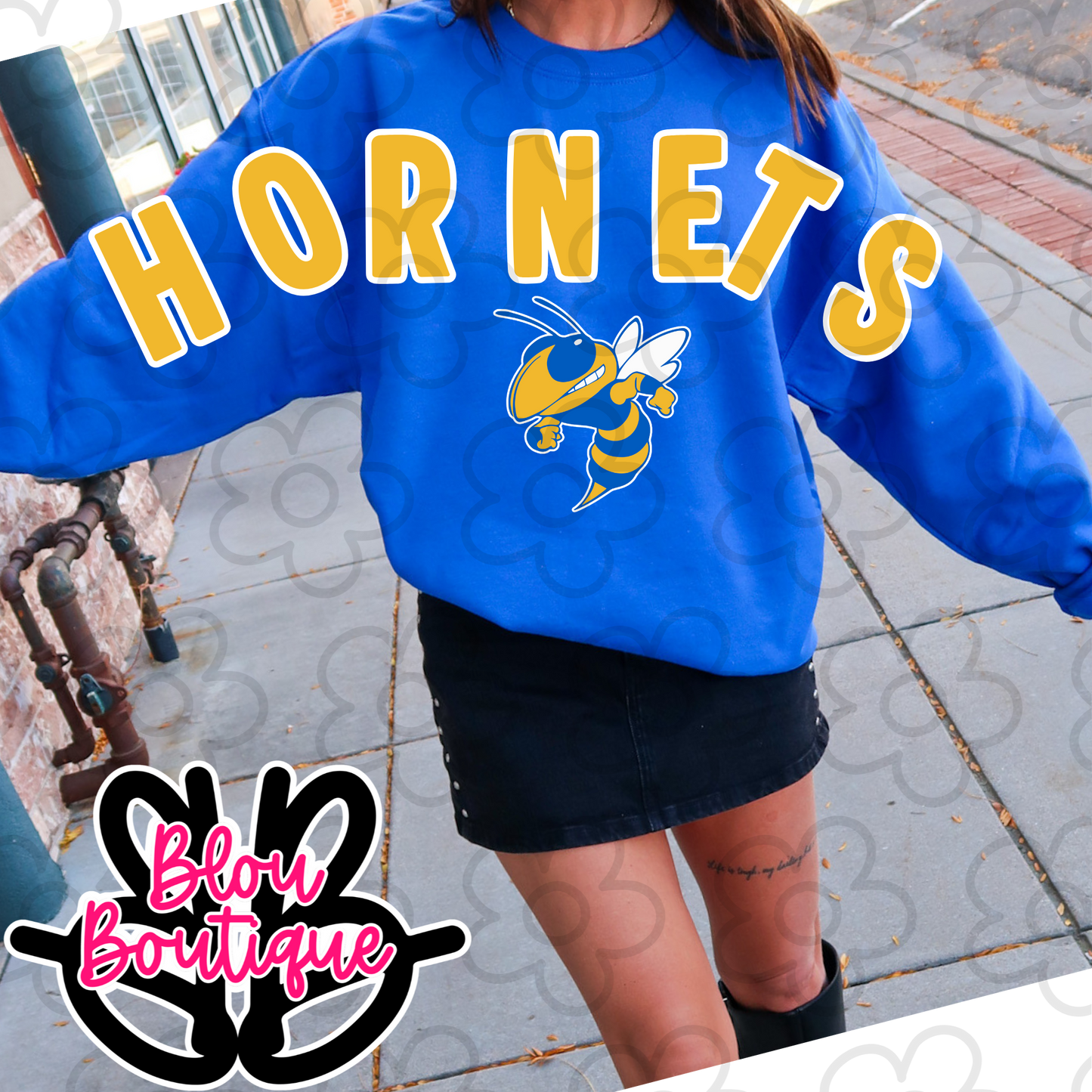 26- Hornets Sleeve Print