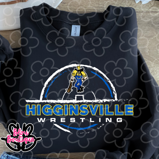 Higginsville Wrestling Design #1 2025