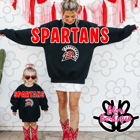 26- Spartans Sleeve Print