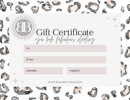 Blou Boutique Gift Card